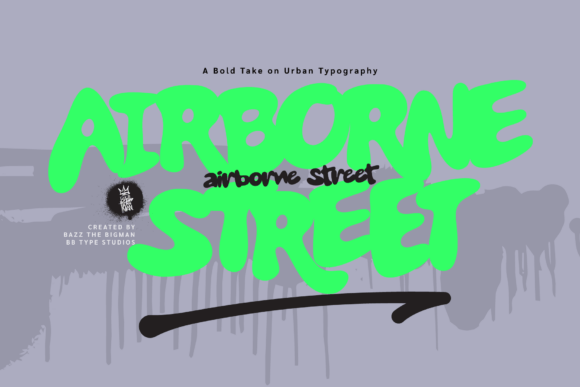 Airborne Street Font: Bold and Playful