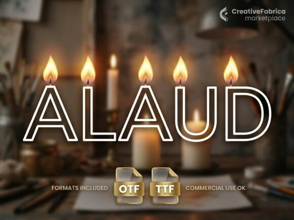 Alaud Font for Bold Branding