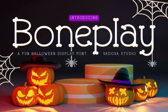 Boneplay: A Halloween Font for Creative Projects
