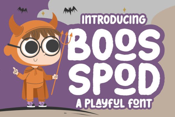 Boos Spod: Playful Display Font