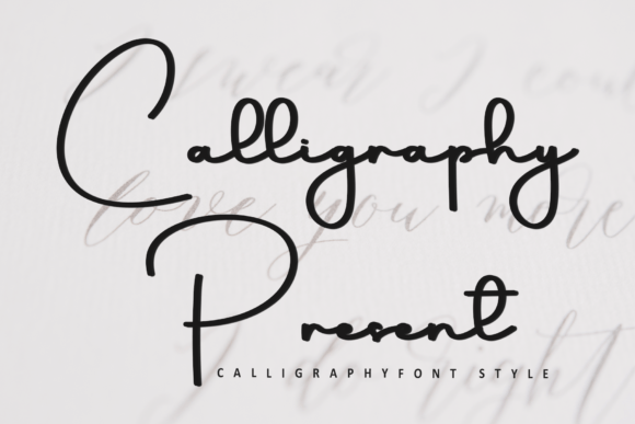 Calligraphy Present Font Review