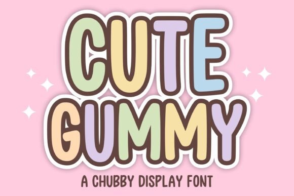 Cute Gummy Font for Creative Brands