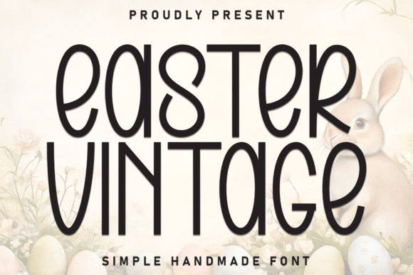 Easter Vintage Font for Business Style