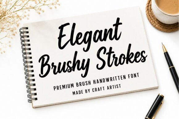 Elegant Brushy Strokes Font
