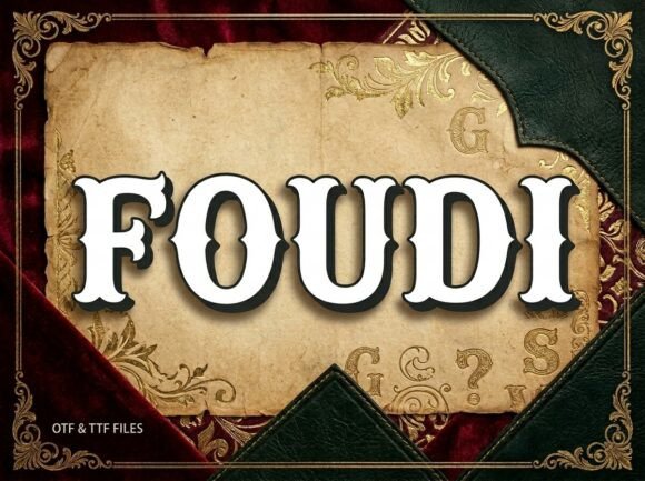 Foudi: A Bold Typeface for Creative Projects
