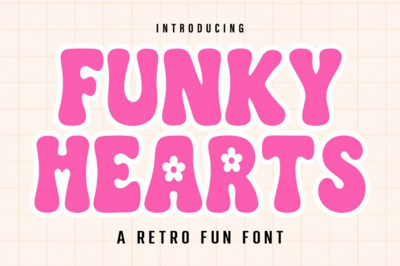 Funky Hearts Font for Creative Brands