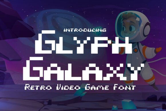 Glyph Galaxy Font for Business Branding
