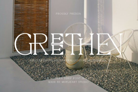 Greethen Font: Bold Elegance for Web Design