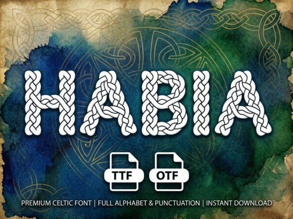 Habia Font for Creative Makers