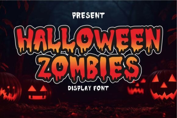 Halloween Zombies Font for Creative Projects