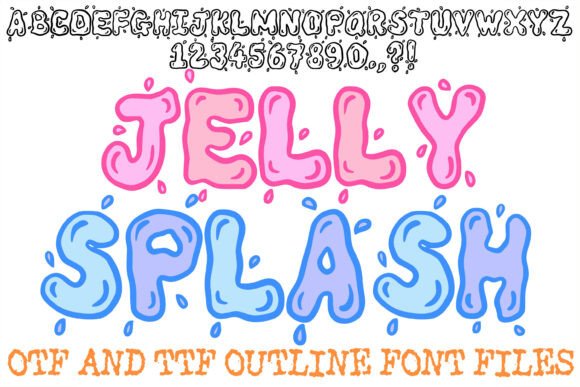 Jelly Splash Font