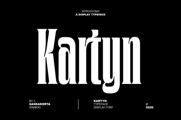 Kartyn: A Gothic Display Font for Dramatic Branding