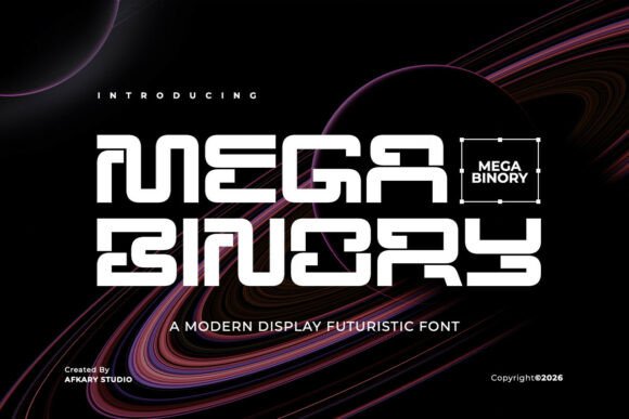 Mega Binory: A Bold Font for Modern Design