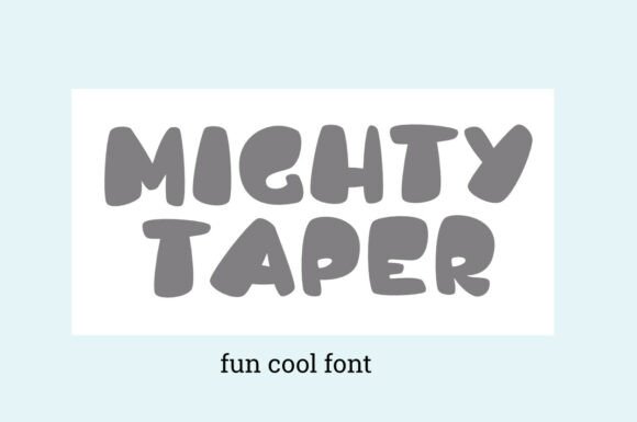 Mighty Taper Font for Business Branding