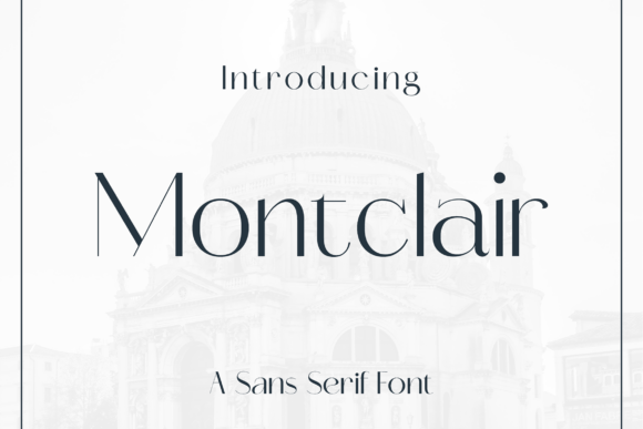 Montclair Font for Web Design