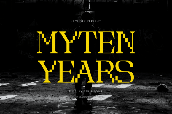 Myten Years: A Display Font for Editorial Elegance