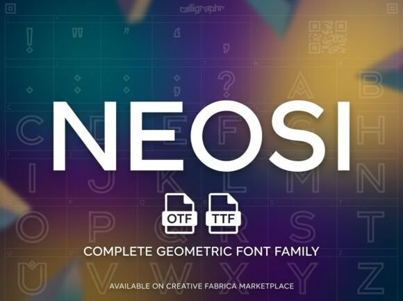 Neosi: A Bold Display Font for Creative Campaigns