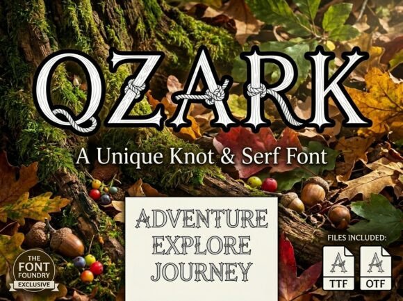 Ozark Font for Bold Branding