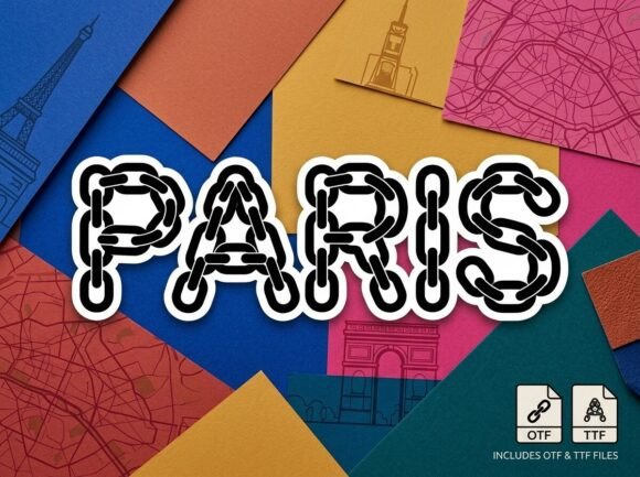 Paris Font for Creative Projects
