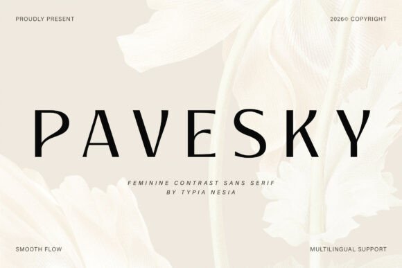 Pavesky – A Luxe Sans Serif for Digital Campaigns