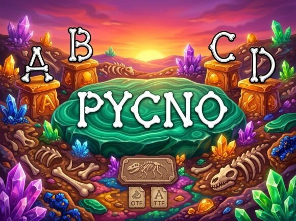 Pycno Font for Bold Branding
