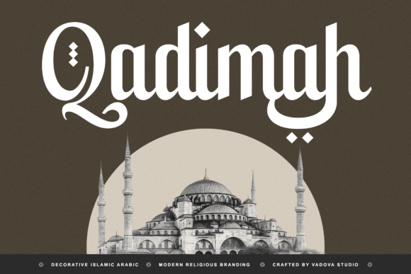 Qadimah: A Stylish Display Font