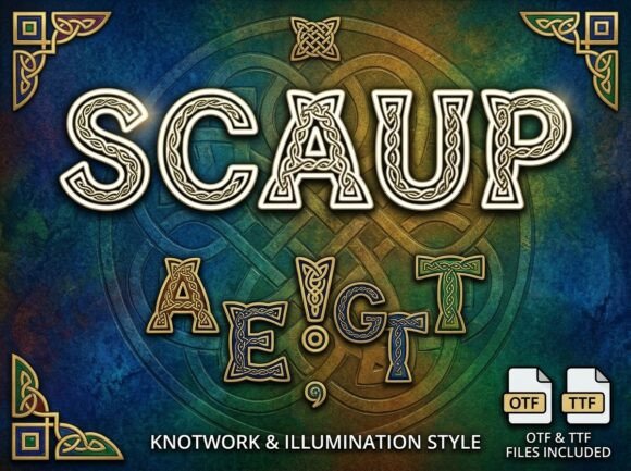 Scaup: A Bold Display Font for Impactful Campaigns
