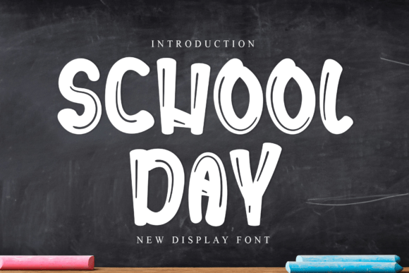 School Day Font for Web Design