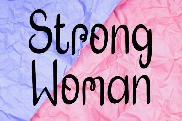Strong Woman Font for Business Branding