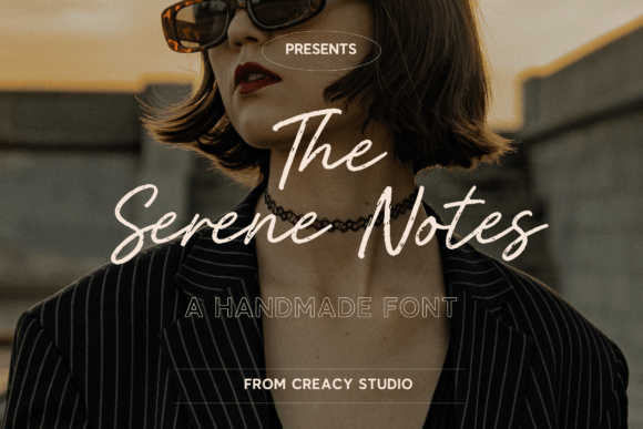The Serene Notes Font for Web Design
