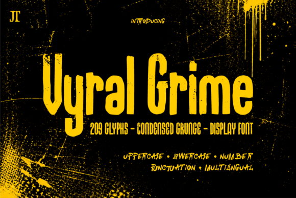 Vyral Grime Font for Bold Branding