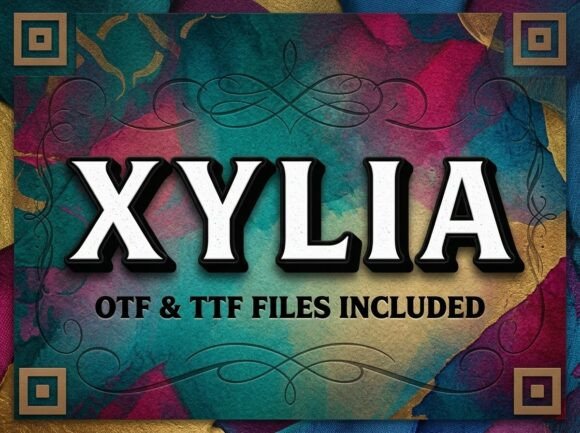 Xylia: A Cinematic Display Font
